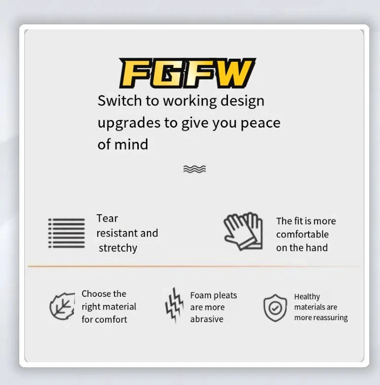 Touchscreen Nitrile Work Gloves – EN388 Level 4 Abrasion