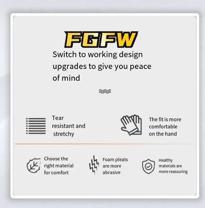 Touchscreen Nitrile Work Gloves – EN388 Level 4 Abrasion