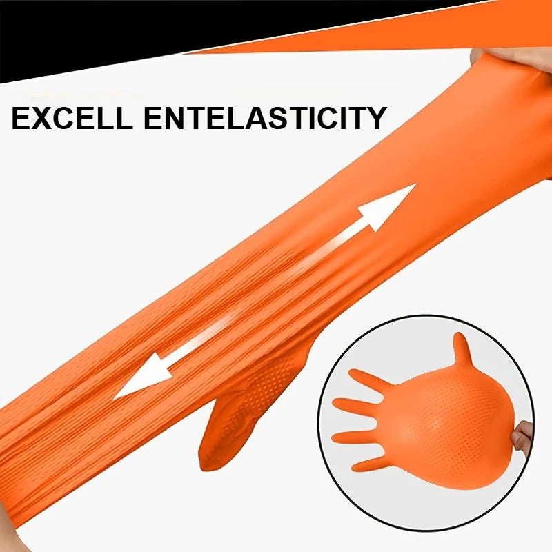 Heavy Duty 8 Mil Nitrile Work Gloves – Industrial Grip